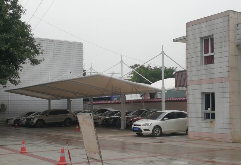 重庆铁路段膜结构车棚
